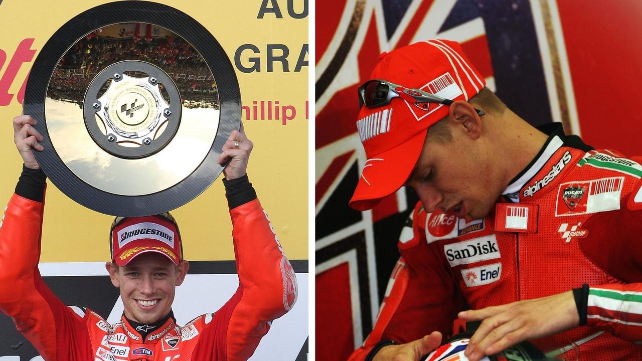 Casey Stoner may have had a glittering career but it wasn't all good. Photo: Getty Images