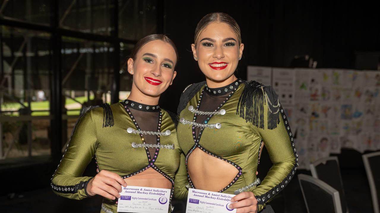 Sarah Pratt and Charli Cross at the 75th Mackay Eisteddfod 2022.Picture: Michaela Harlow