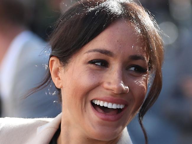 (FILES) In this file photo taken on October 3, 2018 Meghan, Duchess of Sussex greets wellwishers on arrival in Chichester, West Sussex, southern England, for an engagement at Edes House. - US President Donald Trump denied on June 2, 2019 that he had called Meghan Markle "nasty" just days before heading to Britain to be hosted, and lavishly feted, by other members of the royal family.And yet the remark about the American-born Dutchess of Sussex is heard clearly on a tape of a Trump interview with the British tabloid The Sun.  Trump's tweet Sunday came a day before his three-day state visit is to begin with a pomp-filled ceremony at Buckingham Palace followed by lunch with 93-year-old Queen Elizabeth I. (Photo by Daniel LEAL-OLIVAS / various sources / AFP)