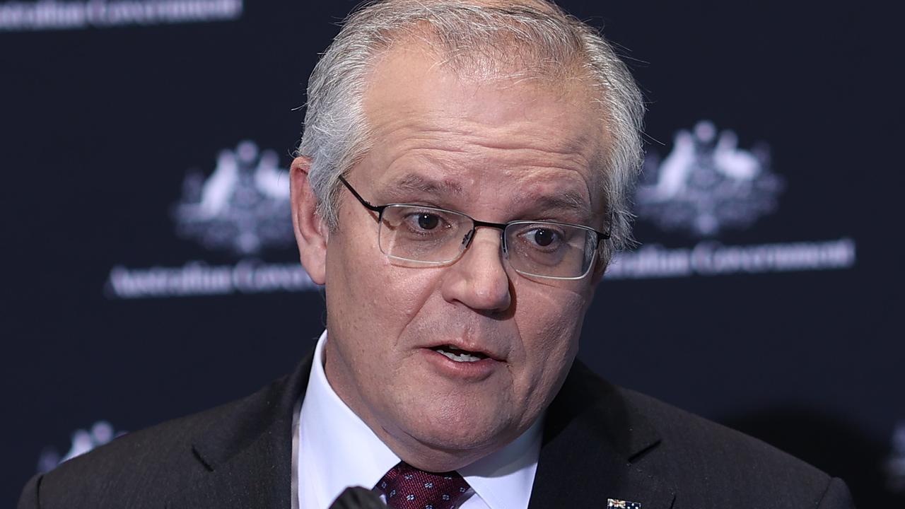 On Friday night Scott Morrison announced a new road map to freedom. Picture: NCA NewsWire / Gary Ramage