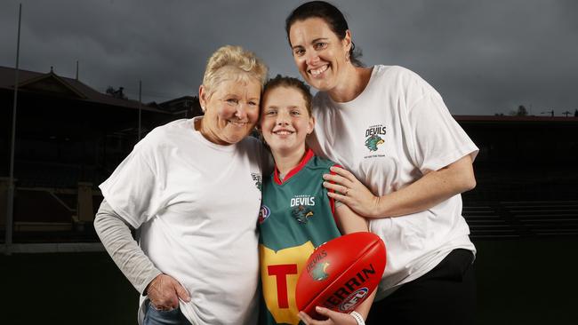 Cheryl Fowler with granddaughter Katie Foale 10 and daughter Kristi Foale who are members. Picture: Nikki Davis-Jones