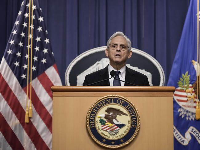 Attorney-General Merrick Garland. Picture: Drew Angerer/Getty Images/AFP