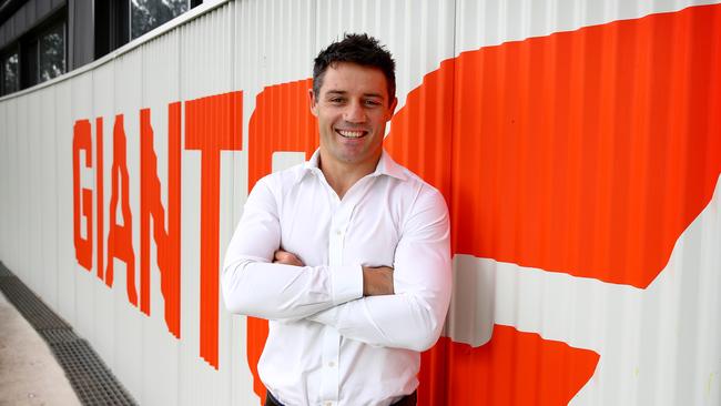 Former Roosters NRL premiership star Cooper Cronk has been appointed to a Leadership Development role with the GWS Giants. Picture: Toby Zerna