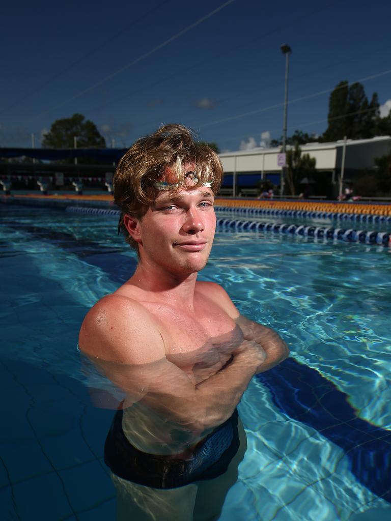 Cairns swimmer Jack Hendy will compete in 50 metre freestyle, 100 metre freestyle and 100 metre backstroke at the Olympic trials in June, for the chance to compete at the 2021 Tokyo Olympic Games. Picture: Brendan Radke