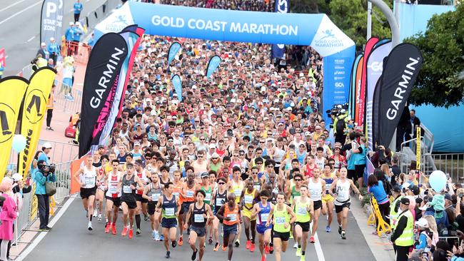 Gold Coast Marathon is a massive tourism drawcard with bigger numbers expected next year. Photo by Richard Gosling.