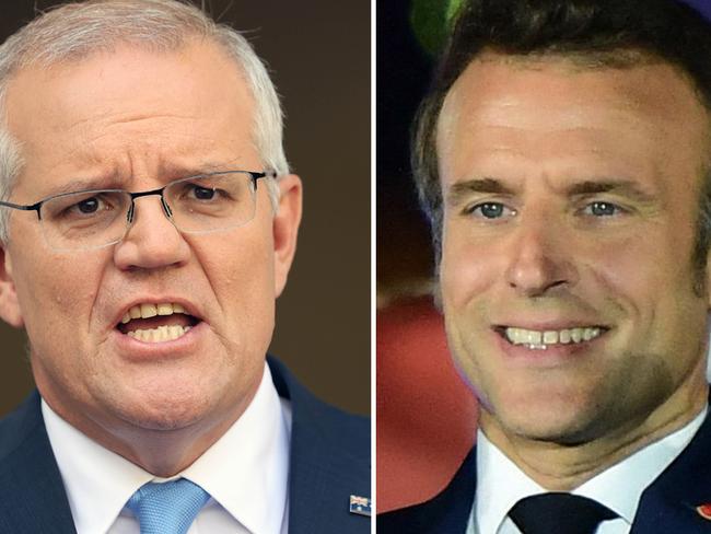 ScoMo responds to Macron re-election