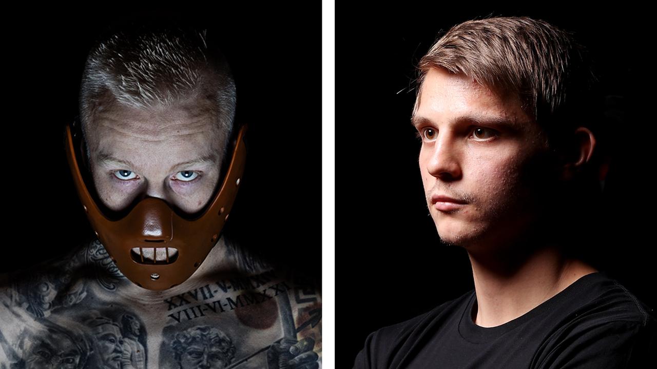 Nikita Tszyu thinks Darkon Dryden's Hannibal Lecter mask is "stupid". Picture: Supplied