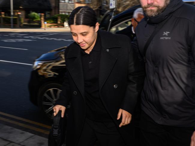 Sam Kerr was on the stand in London. Picture: Getty Images