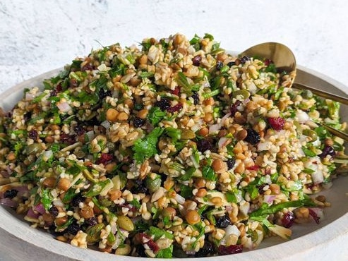 Grain salad.