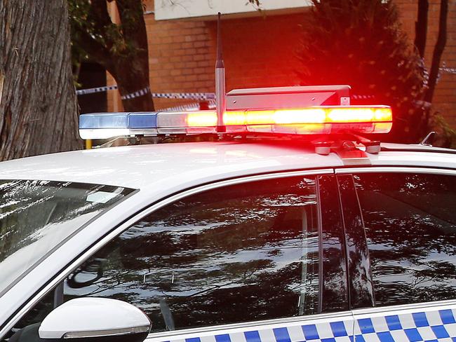 SYDNEY, AUSTRALIA - NewsWire Photos OCTOBER 4, 2024: Police on the scene in Lane Street , Wentworthville, where Police discharged their firearms , shooting two men in a stolen car that allegedly charged at Police from a carpark under an apartment block.  Picture: NewsWire / John Appleyard