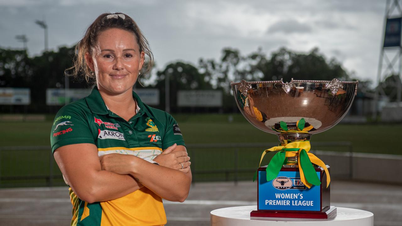 Erin Hetherington ahead of the 2023-24 NTFL grand final. Picture: Pema Tamang Pakhrin