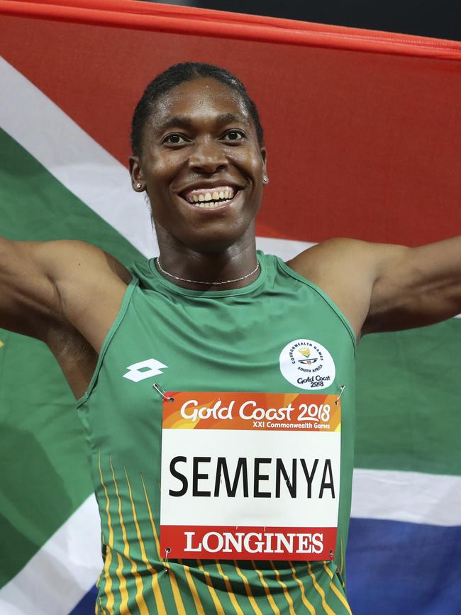 South Africa’s Caster Semenya has a naturally high level of testosterone.