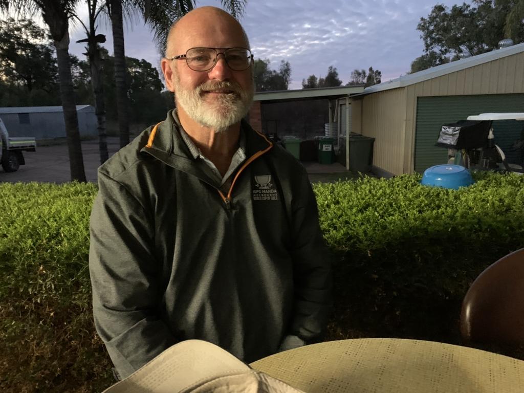 David Halkett at the Biloela Golf Club