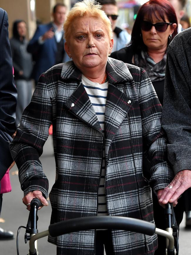 Julie Maybury outside court. Picture: Nicole Garmston