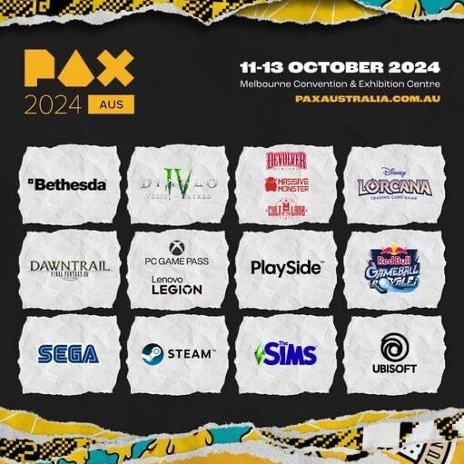 A variety of iconic companies will be making an appearance at the Melbourne PAX Aus Convention 2024. Picture: Facebook