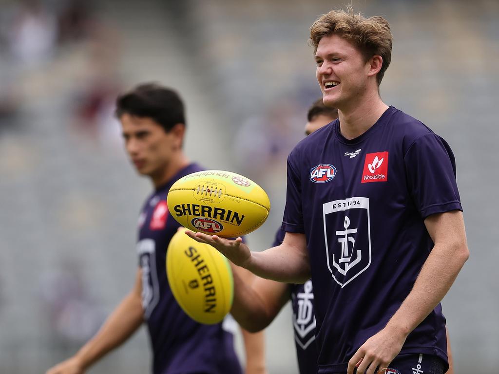 Nathan O’Driscoll is eyeing a spot in Fremantle’s round 1 side.