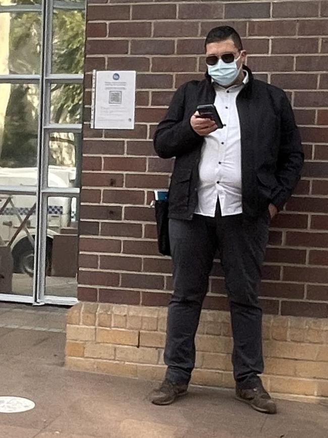 Carlo Staropoli pictured before his hearing at Burwood Local Court on May 30.