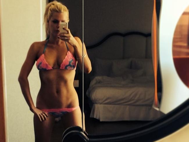 Sophie Monk shared a revealing bikini shot on Instagram during her recent holidays.