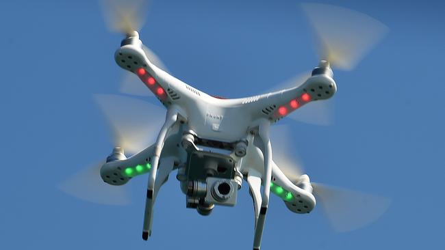 A drone being tested by Northern Territory water police.