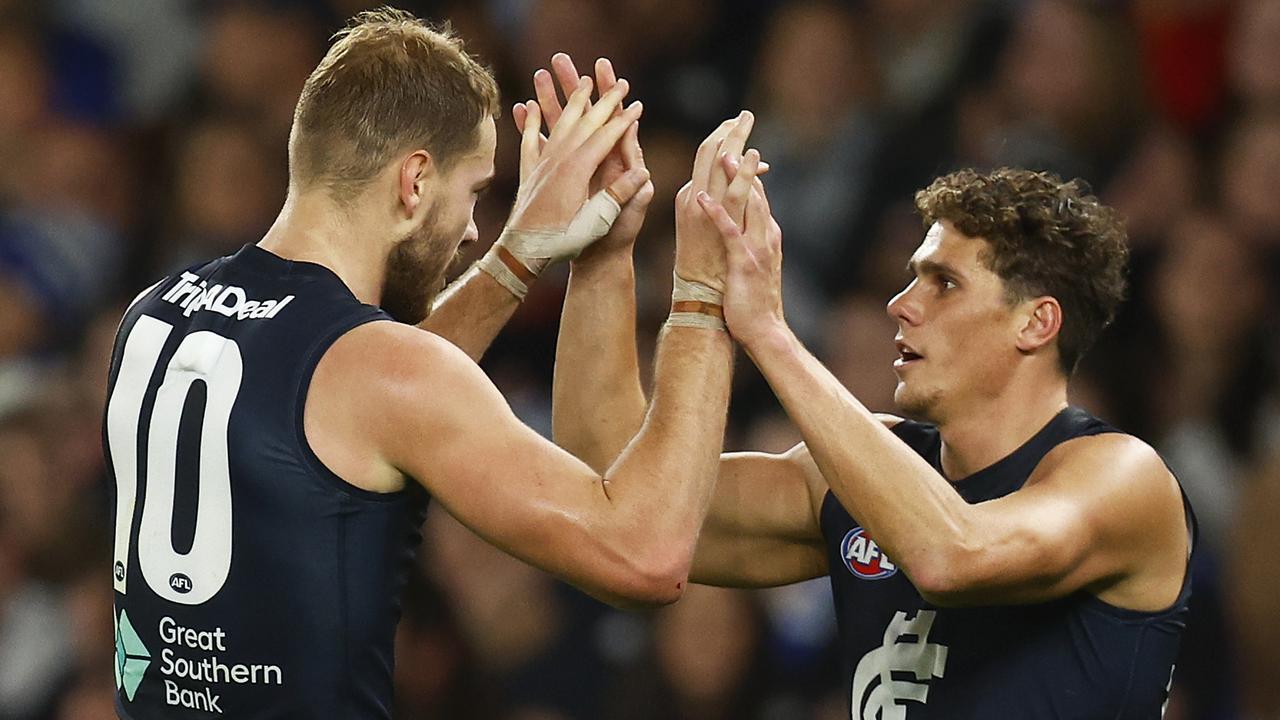 Securing Harry McKay and Charlie Curnow in the same draft has proved the ultimate jackpot for the Blues. Picture: Getty Images