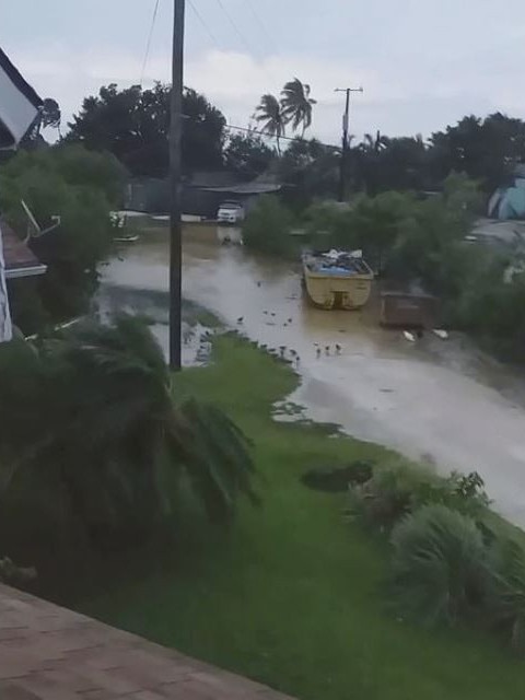 The storm wreaked havoc in the Bahamas. Picture: Twitter