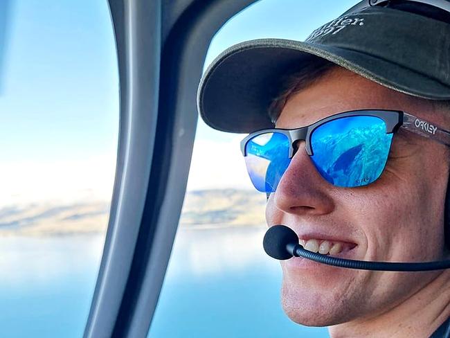 Facebook photo of Blake Wilson who died in a helicopter crash in Cairns.