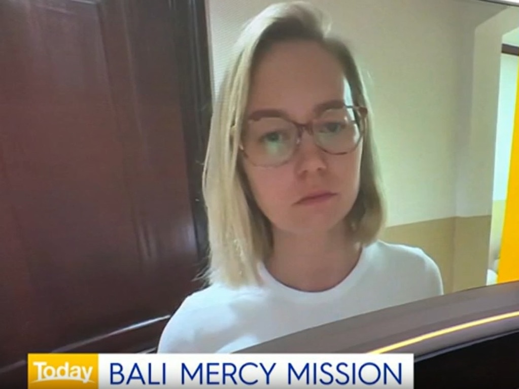 Ms Ode’s sister Jordyn said the family have no idea how the injury happened and have a lot of questions but are focusing on getting her home to Australia. Picture: Today show