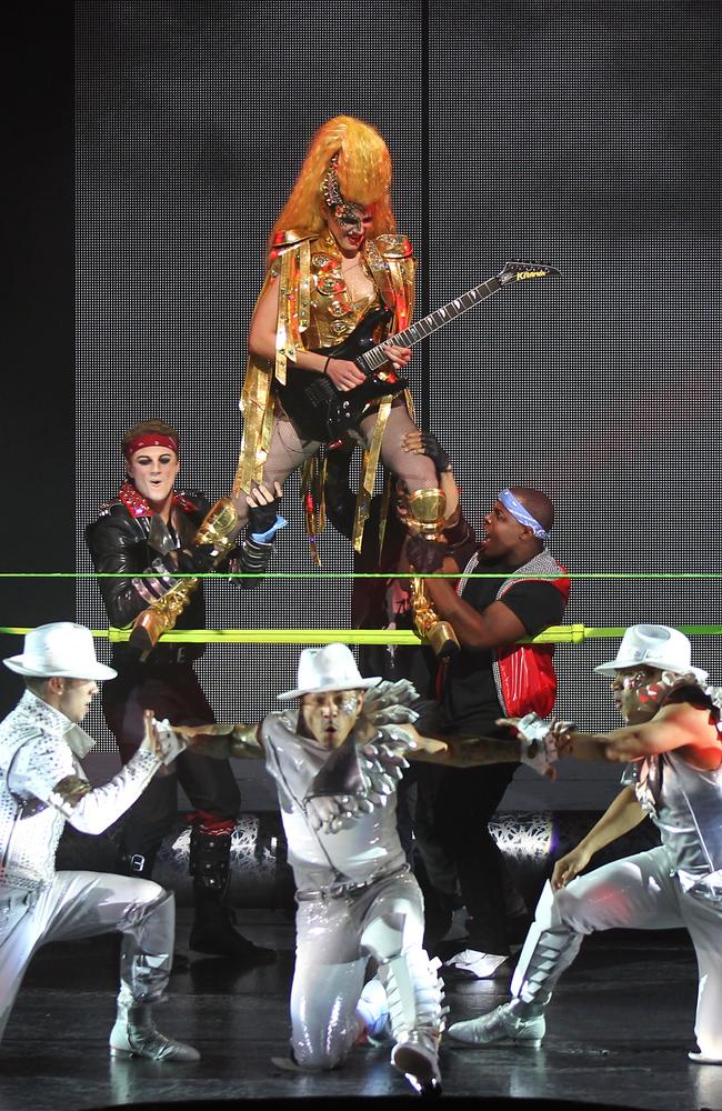 Artists perform during Michael Jackson ONE by Cirque du Soleil at Mandalay Bay Resort &amp; Casino. Picture: Supplied