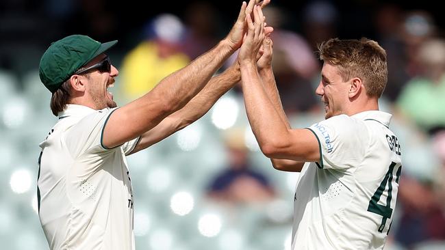 Mitch Marsh and Cameron Green (Photo by Paul Kane/Getty Images)