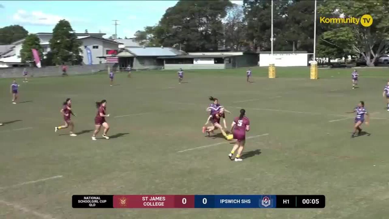 Replay: St James College v Ipswich SHS - 2025 QLD NRL Schoolgirls Cup Round 1