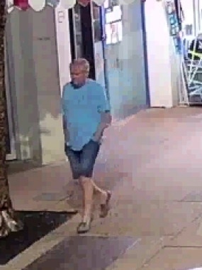 CCTV footage of the man. Photo: QLD Police