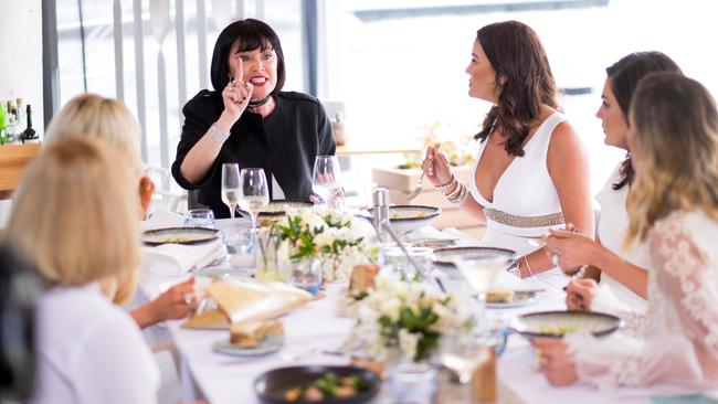 The Real Housewives of Sydney's Lisa Oldfield holds court. Picture: Supplied/Ben Symons for Foxtel