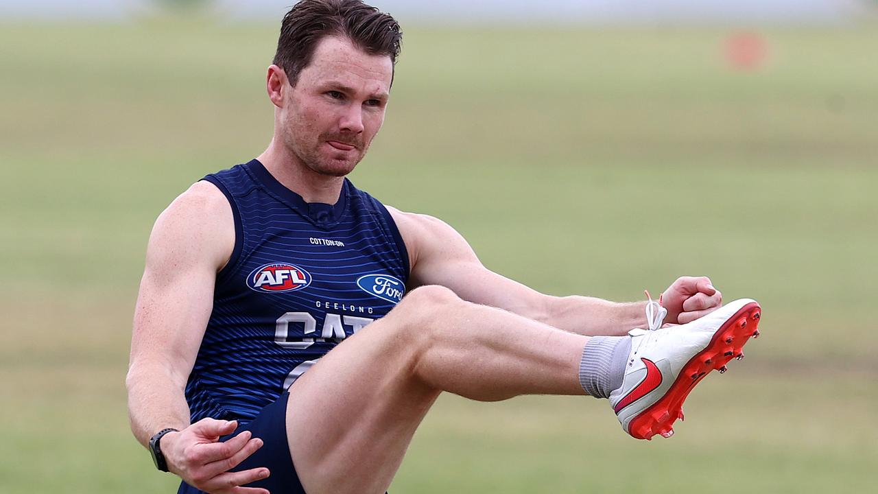 Patrick Dangerfield made a big impact up forward last season. Picture: Michael Klein