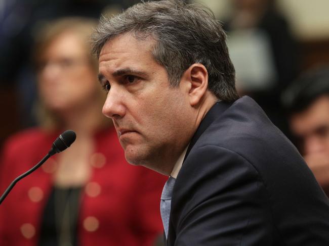 Donald Trump’s former lawyer Michael Cohen has given a stunning take-down of the US President before Congress. Picture: AFP 