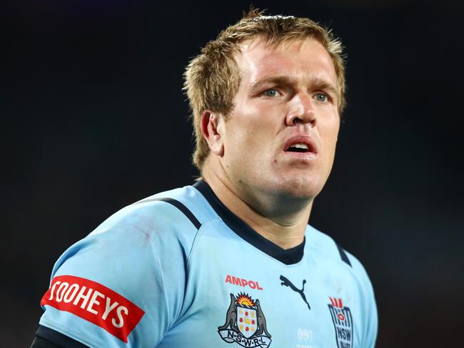 NSW Blues v QLD Maroons Game 1 State of Origin match at Accor Stadium, Sydney. Jake Trbojevic. Photo: NRL Photos / Brett Costello