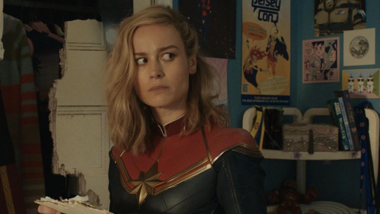 Brie Larson in <i>The Marvels</i>.