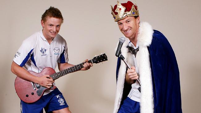 We’ll just leave this one here. Harvey and Jack Ziebell promoting the Queen exhibition at the Ballarat Art Gallery.