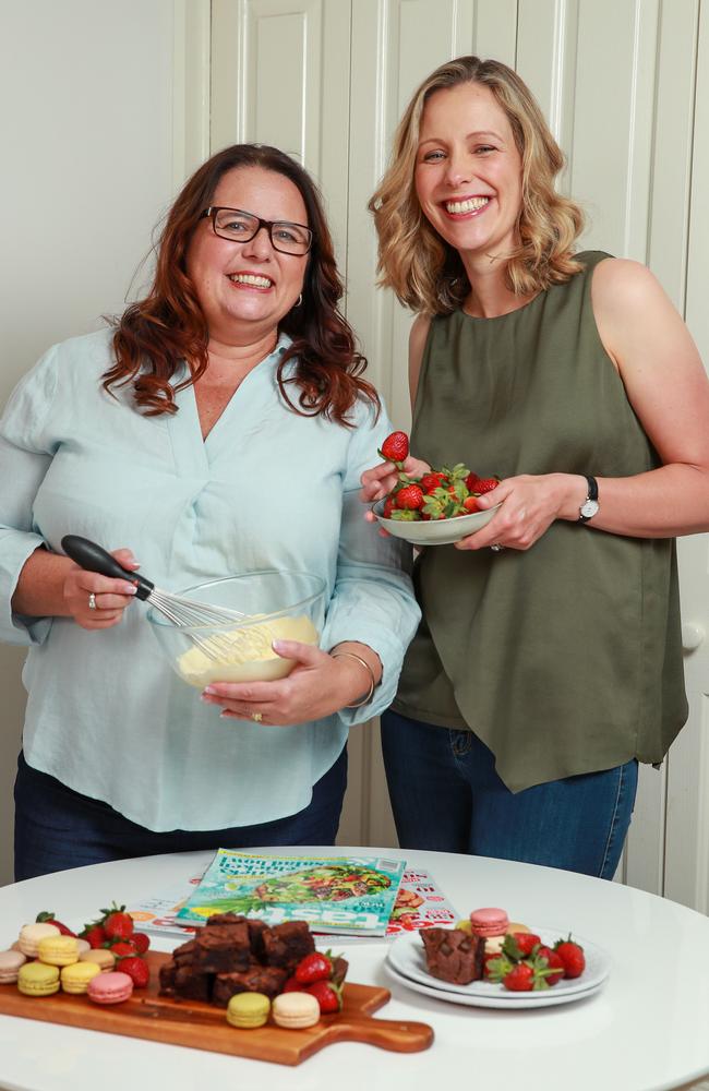 Taste recipe dream team Michelle Southan and Katrina Woodman know all too well that sprucing up your recipes in the kitchen can be a lot of fun. Picture: Justin Lloyd