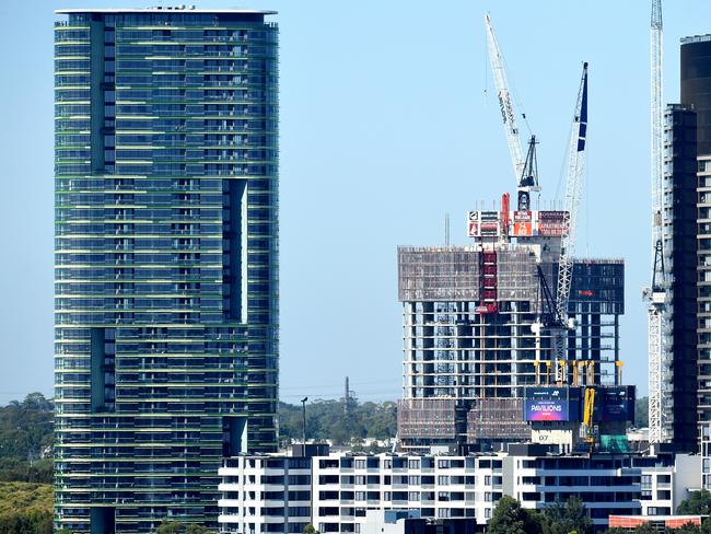 The Opal Tower at Sydney Olympic Park. Picture: AAP/Dylan Coker