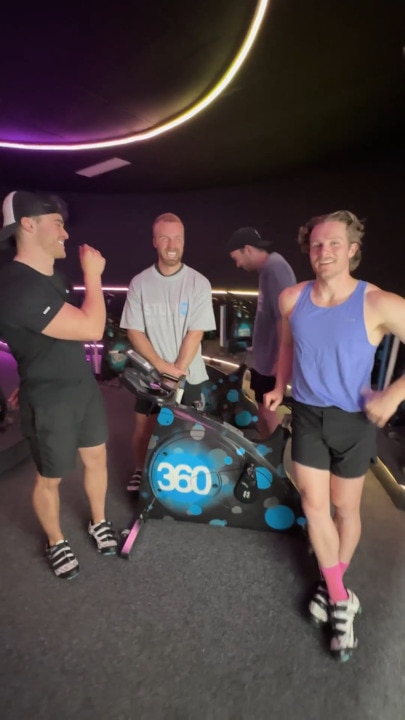 Aussie TikTokers get rude shock in women's spin class