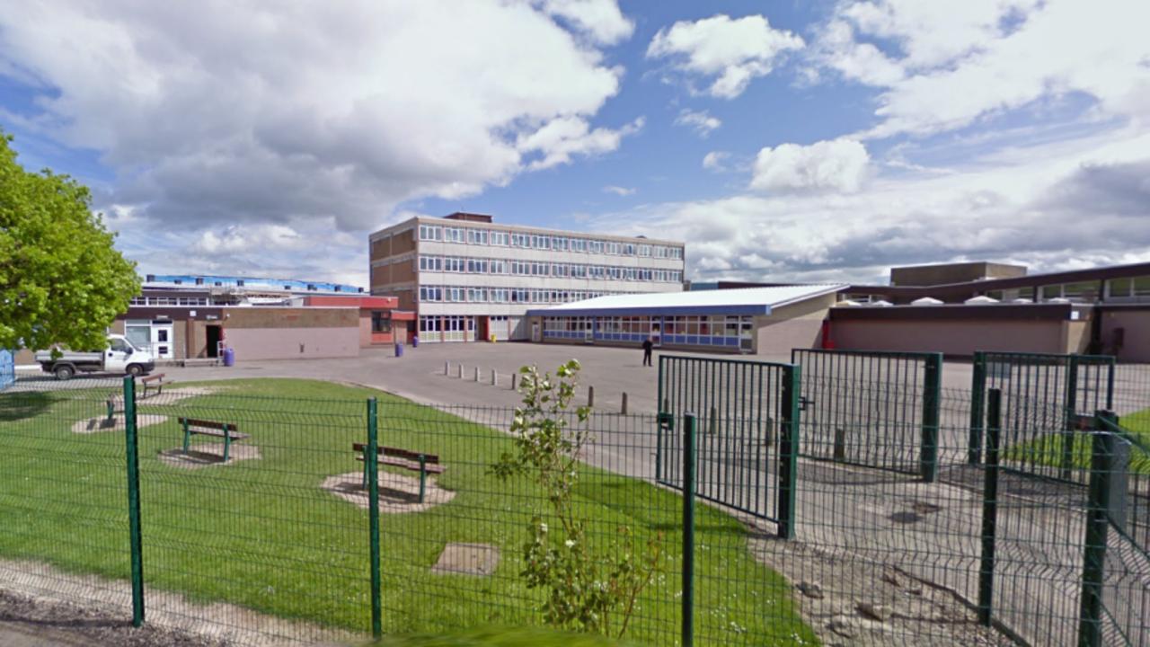 Cops have launched a probe into the fight at St John’s Academy in Perth, Scotland. Picture: Google Maps