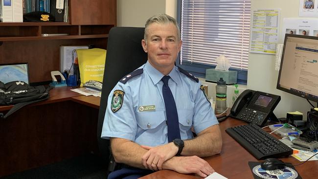 New Hills commander superintendent Darrin Batchelor. Picture: Nicole Pierre