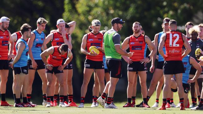 Ben Rutten says Essendon needs to improve ‘across the board’. Picture: Michael Klein