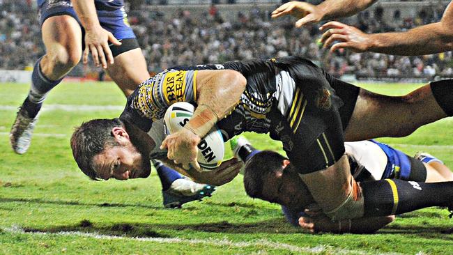 A late Gavin Cooper try gave the Cowboys their 6th straight win last week. Picture Zak Simmonds