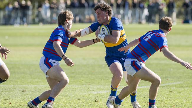 Chace Oates for Grammar in the O'Callaghan Cup on Grammar Downlands Day. Picture: Kevin Farmer