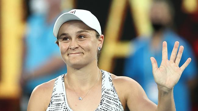 Ash Barty will look to end Australia’s 44-year Australian Open singles title drought on Saturday night. Picture: Getty Images