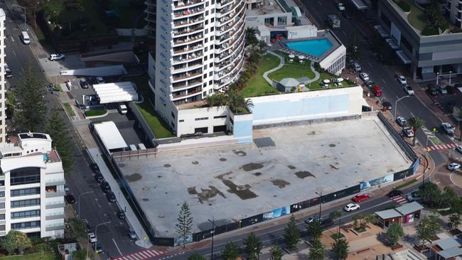 An aerial of the Spirit development in Surfers Paradise in November. Photo: Supplied.