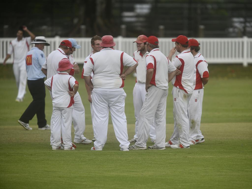 Action in CRCA premier league between Brothers and South Services at Ellem Oval.