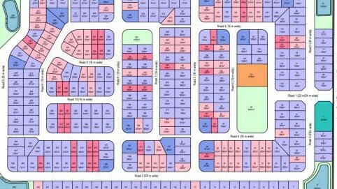 The proposed subdivision (pictured) of Lot 104 would pave the way for hundreds of new homes.