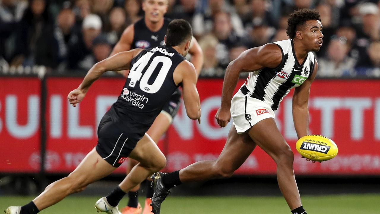 Isaac Quaynor was a Collingwood Academy selection. Picture: Getty Images